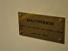 Tartan door plaque - Argyll Hotel